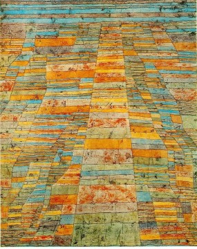  high Painting - Highway and Byways 1929 Expressionism Bauhaus Surrealism Paul Klee textured